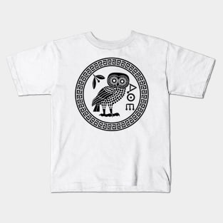 Greek Mythology | Owl of Athena Kids T-Shirt